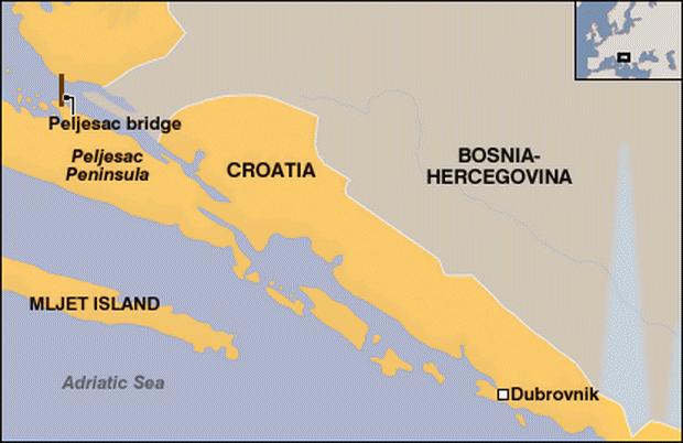 most preku peljesac