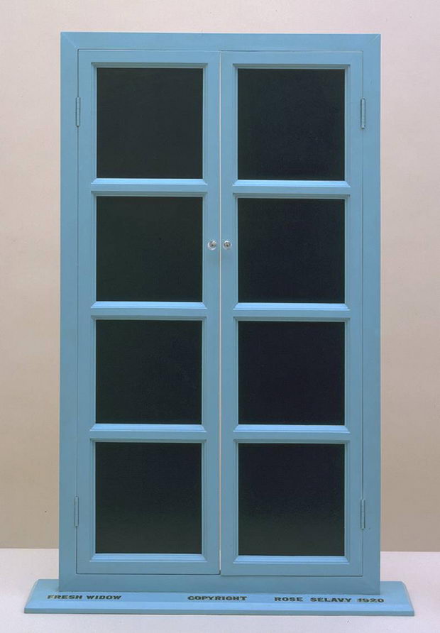Fresh Widow 1920, replica 1964 by Marcel Duchamp 1887-1968