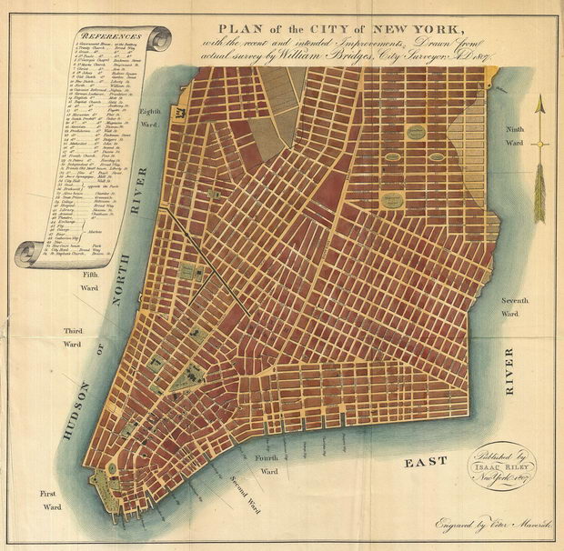 1807_Bridges_Map_of_New_York_City_(1871_reissue)_-_Geographicus_-_NewYork-bridges-1871