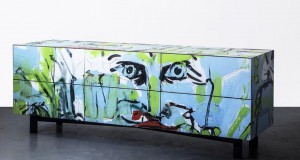 Уметноста на графити имплементирана во мебел