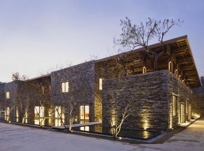 10.The hotel and leisure  Restaurant Son La Restaurant (Vietnam), the Bureau of Vo Trong Nghia Architects