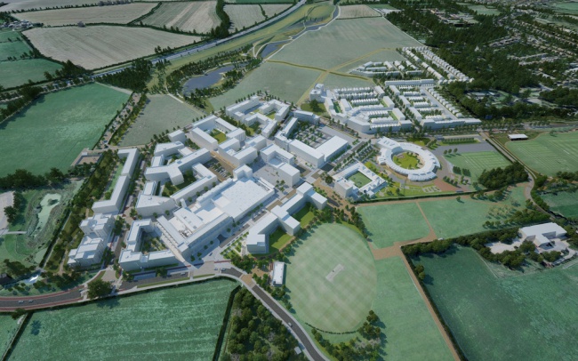 34.Masterplan - future projects  Masterplan northwestern part of Cambridge (UK), Bureau of AECOM Design & Planning