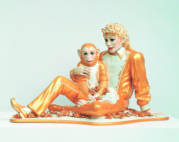Jeff Koons: Michael Jackson and Bubbles, 1988