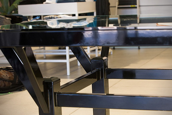 TravisMathew Glass Top Ping Pong Table