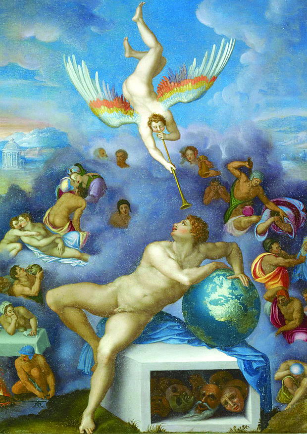 Alessandro Allori-The Dream, after Michelangelo1578