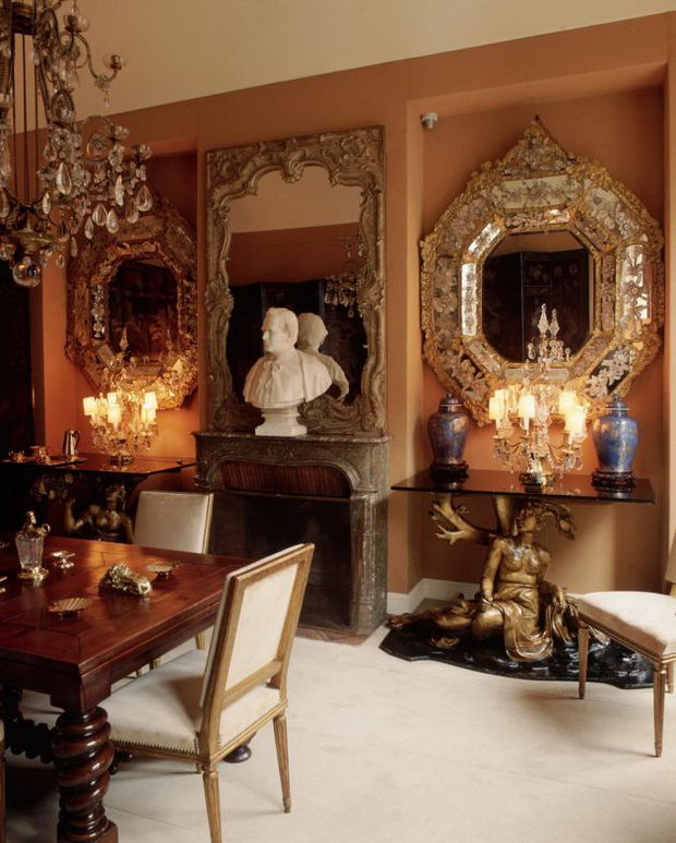 Dining Room in Home of Coco Chanel