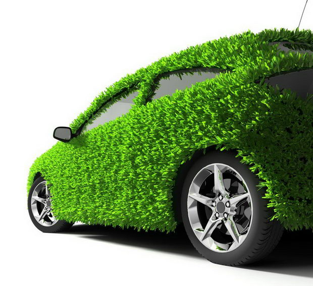 zelen avtomobil