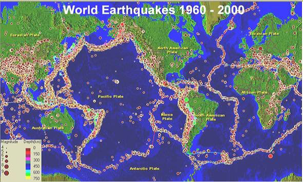 4 Zemjotresi 1960 do 2000