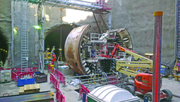The Crossrail gradiliste 2