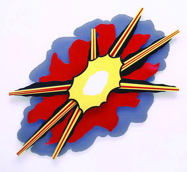Wall Explosion II 1965 by Roy Lichtenstein 1923-1997