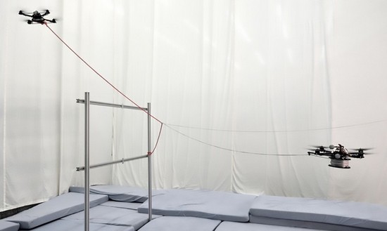 DroneRopeBridge
