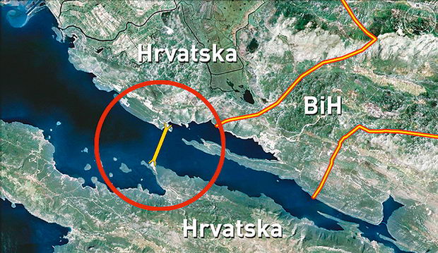 Peljesac most polozba