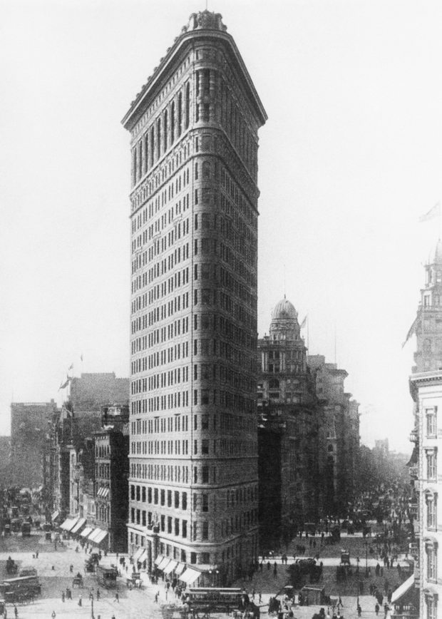 USA, New York, Fuller Building (Flat Iron Building) Fith Avenue / Broadway