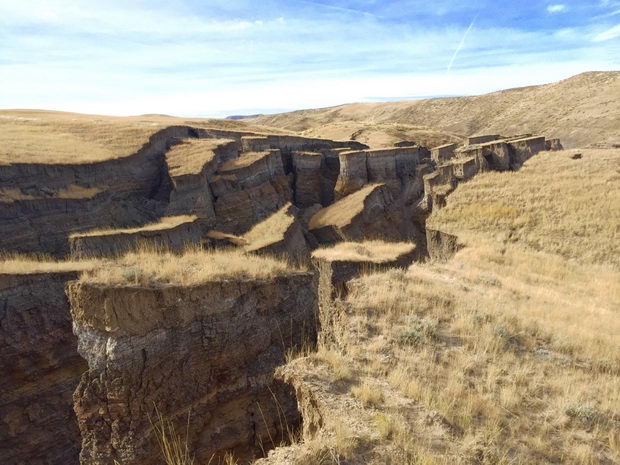 Awe, curiosity over sudden, huge 'gash' in Wyoming's Bighorn Mountains