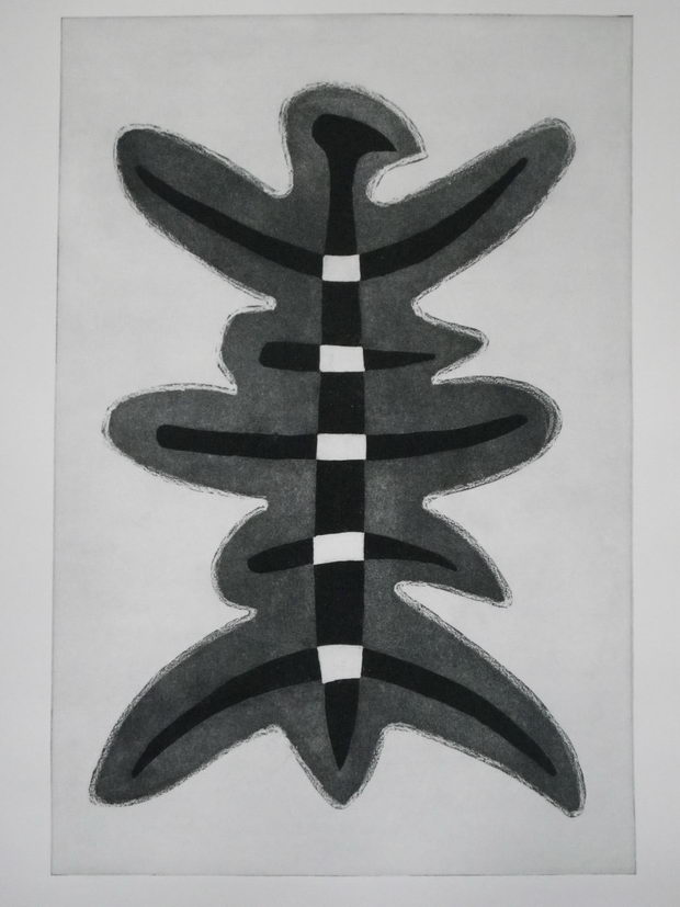 Relics XVII,50X70,aquatint