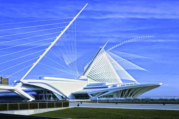 12. Milwaukee Art Museum, Quadracci Pavilion, (1994-2001),  Milvoki, Viskonsi SAD