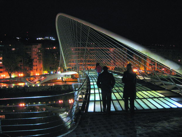 Campo Volantin Footbridge by Santiago Calatrava