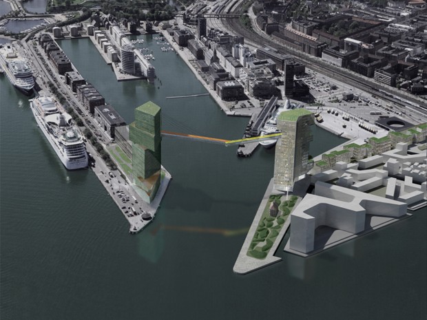 Most za velosipedisti vo Kopenhagen