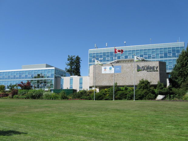 Surrey City Hall in BC Canada