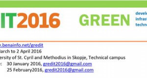 Меѓународна инженерска конференција GREDIT 2016 во Скопје