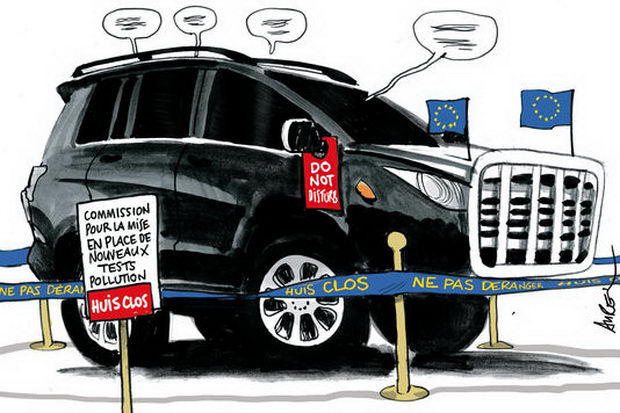 Karikatura za dizel vozila zagaduvaci