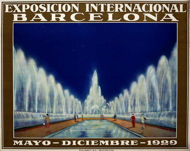 V0050580 Poster for the International Exhibition Barcelona, 1929