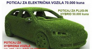 Хрватска и натаму со субвенции за купување електрични автомобили и хибриди