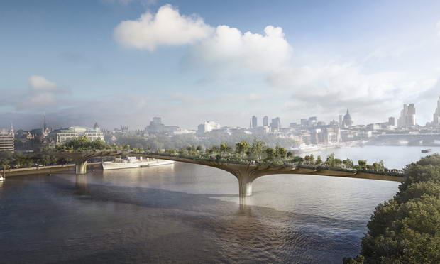 Garden bridge, architecture feature