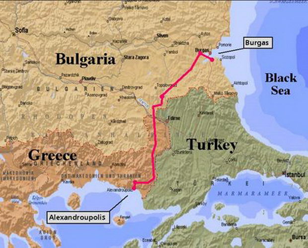 Naftovod Burgas Aleksandrupolis