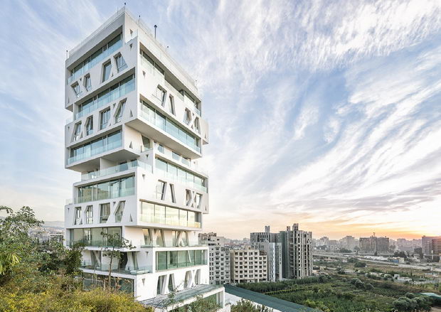 Najdobri visoki zgradi The-Cube-by-Orange-Architects Liban