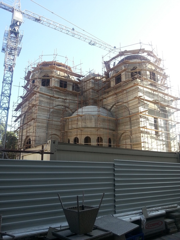 Crkva Sv Elena i Konstantin vo gradba 2013 god
