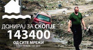 Собрани пет милиони денари преку 143-400