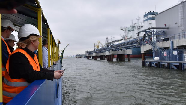 Litva: Predsjednica Grabar-Kitaroviæ obišla LNG terminal u luc