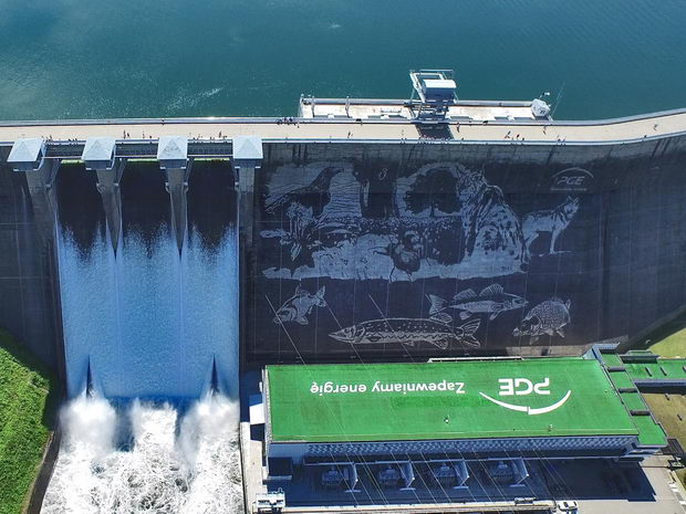 polska-hidrocentrala-solinie-mural-pge