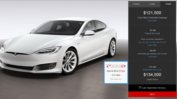 Tesla najbrz seriski avtomobil