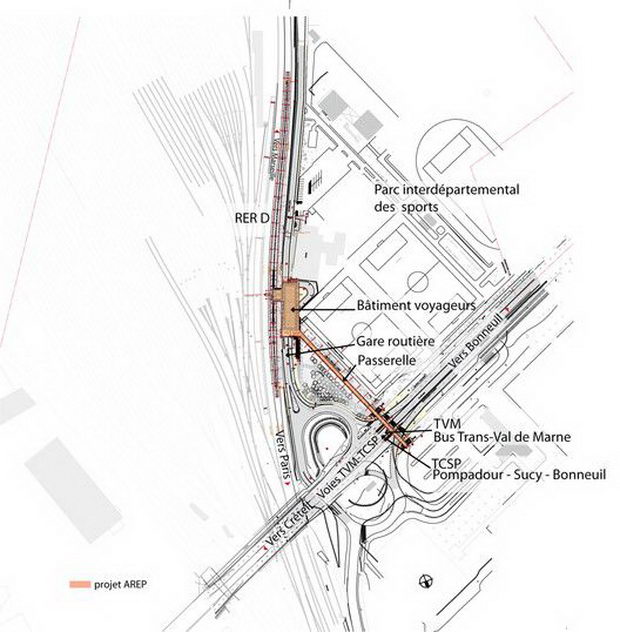 creteil-pompadour-suburban-station-plan