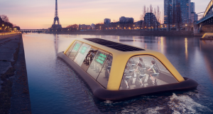 Париз – пловечка теретана погонувана со енергијата од клиентите