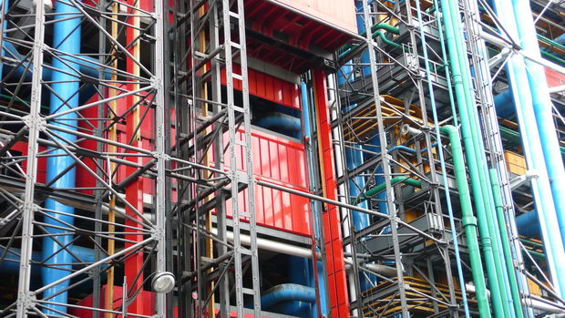 Georges-Pompidou_Centre_building_technology