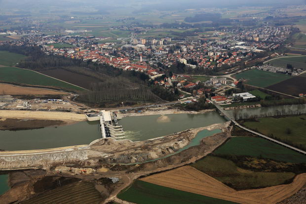 Slovenija hidrocentrala na Sava