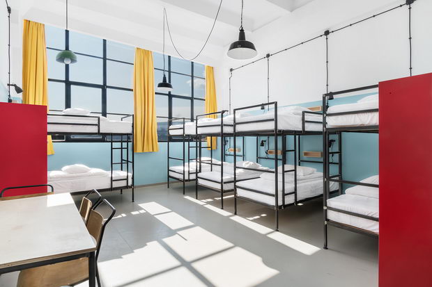 Fabrika hostel povekjekrevetna soba