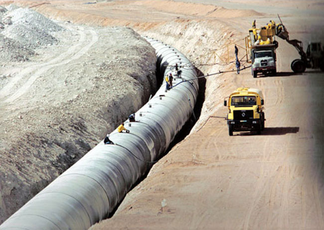 Img pipes in the trench