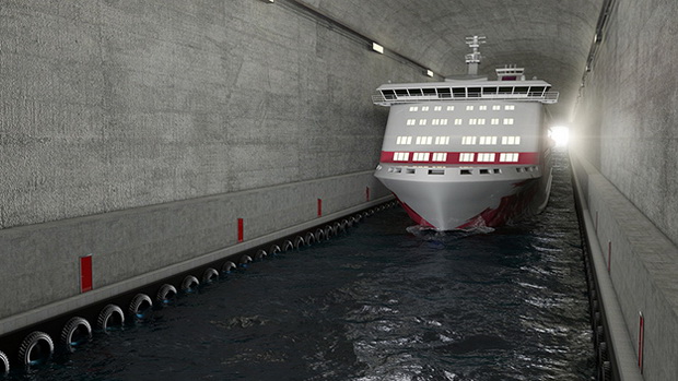 norveska brod i tunel_1