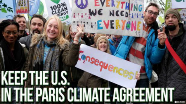 Protest protiv odlukata na Tramp za klimata