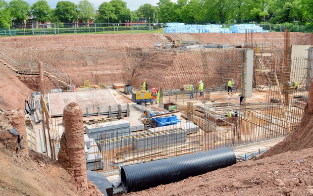 3_Foundations with ground air heat exchange pipe