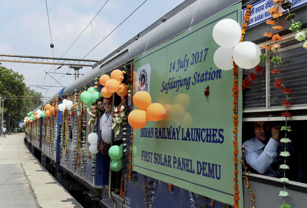Solar Powered Environment friendly DEMU trains to be introduced in Delhi