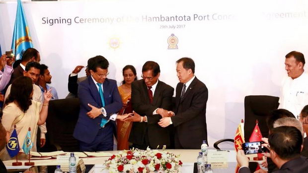 Potpisuvanje dogovor KIna Sri Lanka za pristanista