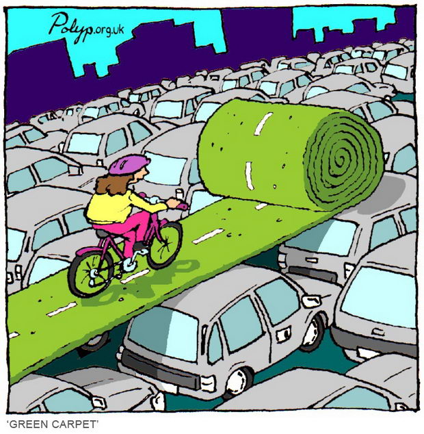 Zelen kilim karikatura