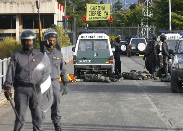 Spanija protesti protiv nuklearni centrali