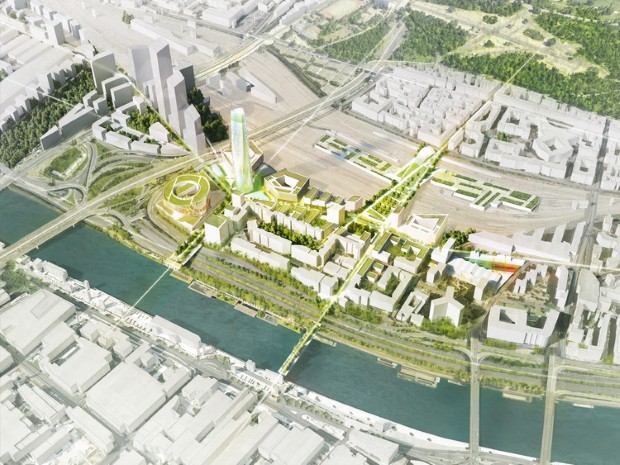 Charenton-Bercy_Development_Aerial_©SOM-Ateliers2-3-4-AREP