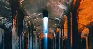 Прошетка низ подземната Цистерна која го снабдувала со вода Копенхаген